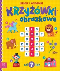 Wesołe i kolorowe. Od 7 lat. Krzyżówki obrazkowe - Beata Karlik - książka