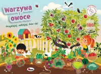 Przyklejaj, odklejaj, baw się! Warzywa i owoce - zbiorowa praca - książka