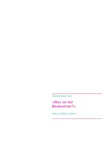 Wer ist der Beobachter? -  - ebook