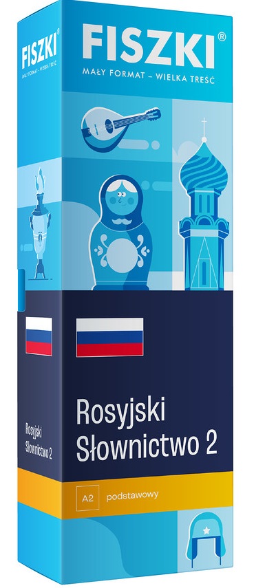 Rosyjski. Fiszki - Słownictwo 2. Poziom A2 - zbiorowa praca - książka