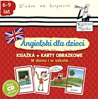 Angielski dla dzieci W domu i w szkole Książka + Karty obrazkowe -  - książka