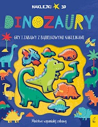 Wypukłe naklejki Dinozaury -  - książka