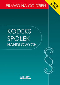Kodeks spółek handlowych 2013 -  - książka