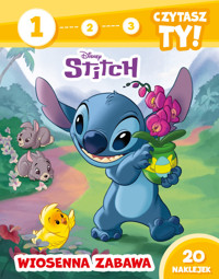 1, 2, 3, czytasz ty! Poziom 1. Wiosenna zabawa. Disney Stitch - Elżbieta Lekan - książka