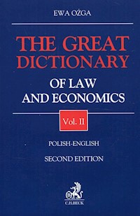 The Great Dictionary of Law and Economics 2 Polish - English - Ewa Ożga - książka