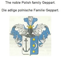 The noble Polish family Geppart. Die adlige polnische Familie Geppart. - Werner Zurek - ebook