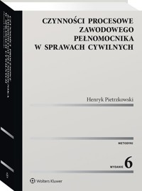 Czynności procesowe zawodowego pełnomocnika w sprawach cywilnych - Pietrzkowski Henryk - książka