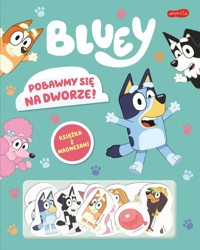 Pobawmy się na dworze! Bluey Książka z magnesami -  - książka