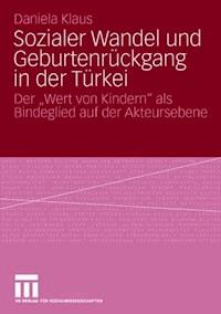 Sozialer Wandel und Geburtenrückgang in der Türkei - Daniela Klaus - ebook