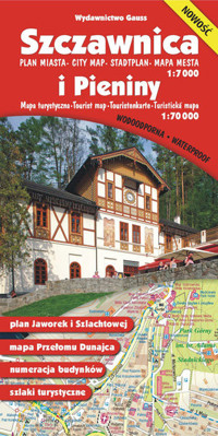 Szczawnica i Pieniny. Mapa foliowana - zbiorowa praca - książka