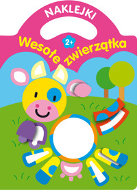 Naklejki. Wesołe zwierzątka - zbiorowa praca - książka