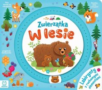 Zwierzątka w lesie. Labirynty z ruchomymi elementami - Bator Agnieszka - książka