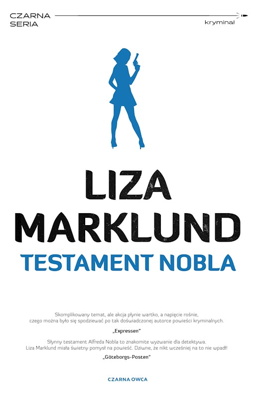 Okładka książki Annika Bengtzon. Testament Nobla