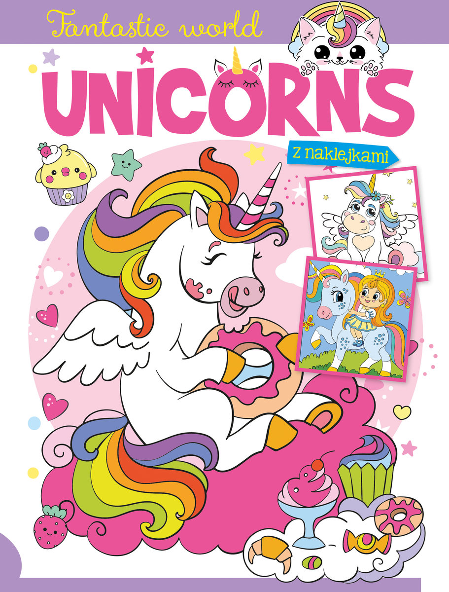 Fantastic world. Unicorns - praca zbiorowa - książka