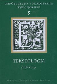 Tekstologia część druga -  - książka