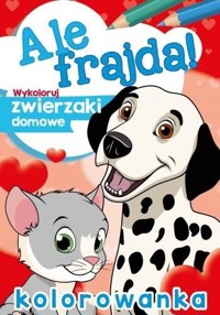 Ale frajda! Wykoloruj zwierzaki domowe - zbiorowa praca - książka