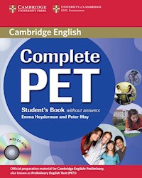 Complete PET Student's Book without answers+ CD - Peter May - książka
