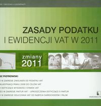 Zasady podatku i ewidencji VAT w 2011 - Janusz Piotrowski - książka
