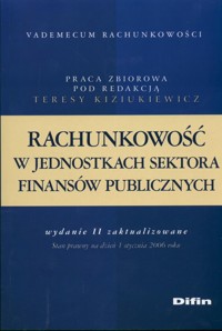 Rachunkowość w jednostkach sektora finansów publicznych -  - książka