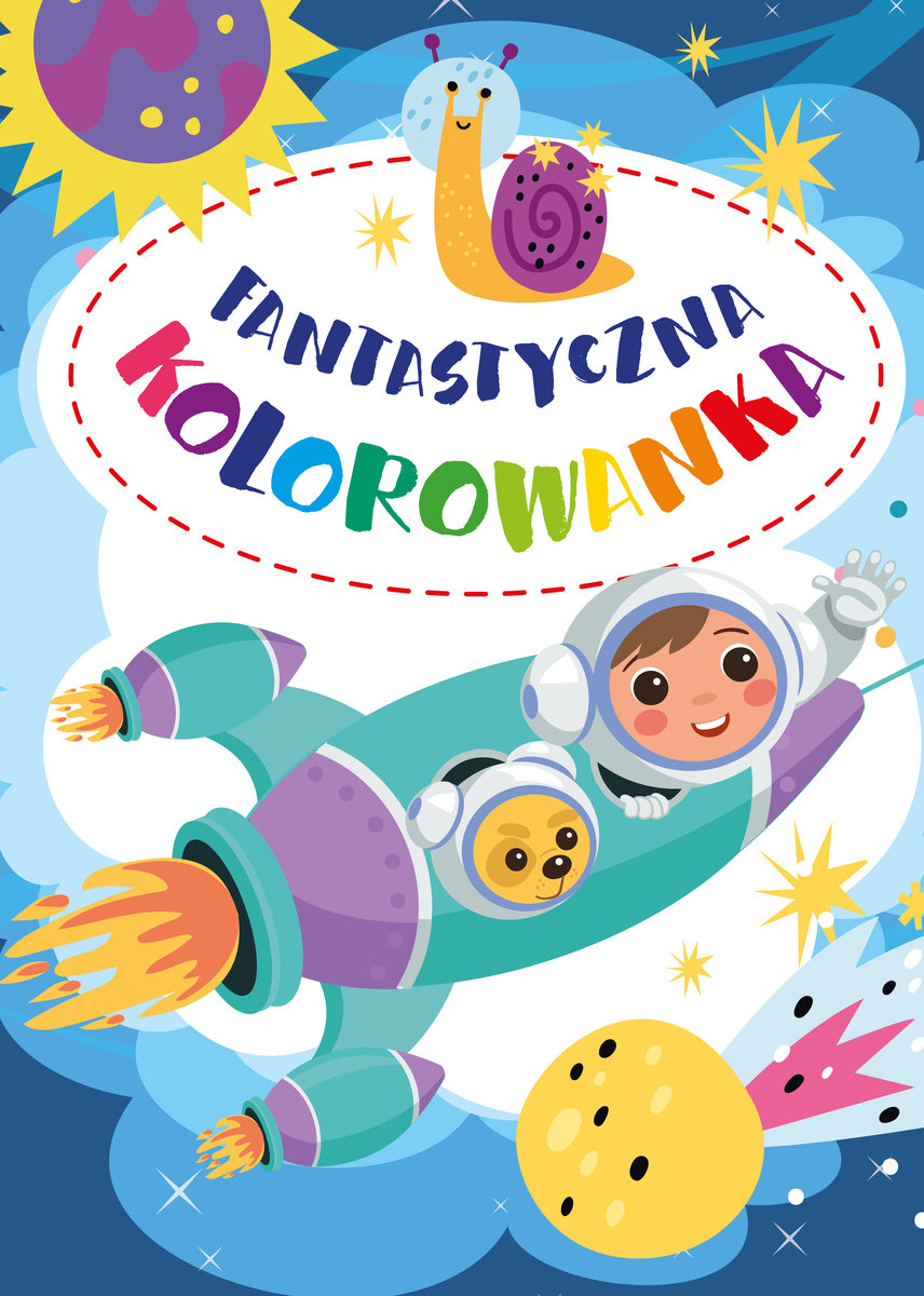 Fantastyczna kolorowanka -  - książka