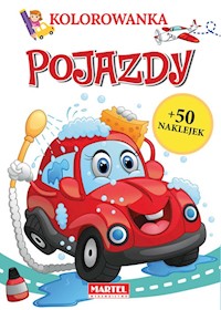 Kolorowanka Pojazdy z naklejkami - - książka
