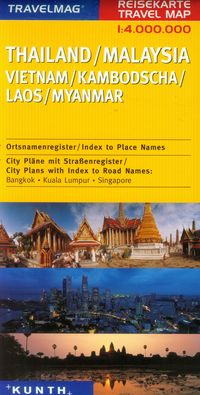 Travelmag Thailand/Malaysia 1:4000 000 -  - książka