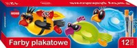 Farby plakatowe Mona, 12 kolorów x 20ml -  - książka