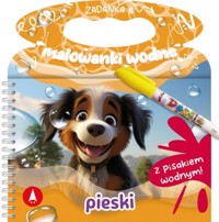 Pieski. Zadanka & malowanki wodne - Wioleta Żyłowska - książka