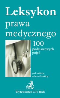 Leksykon prawa medycznego -  - książka