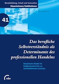 Das berufliche Selbstverständnis als Determinante des professionellen Handelns - Mandy Maltritz - darmowy ebook