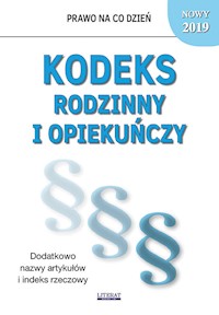 Kodeks rodzinny i opiekuńczy 2019 -  - książka