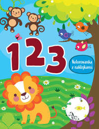 123. Kolorowanka z naklejkami - zbiorowa praca - książka