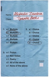 Multiple Choice - Zambra Alejandro - książka