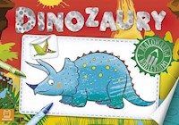 Dinozaury Malowanka z naklejkami -  - książka