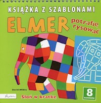 Elmer Książka z szablonami Potrafię rysować -  - książka