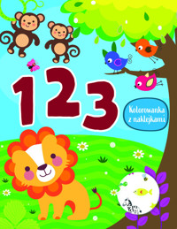 123. Kolorowanka z naklejkami -  - książka