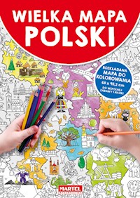 Wielka mapa Polski -  - książka