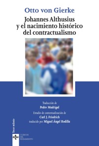 Johannes Althusius y el nacimiento histórico del contractualismo - Otto von Gierke - ebook