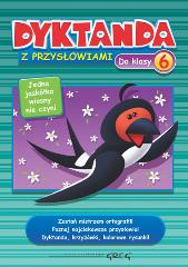 Dyktanda z przysłowiami do klasy 6 szkoły podstawowej - zbiorowa praca - książka