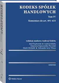 Kodeks spółek handlowych Tom 4 -  - książka