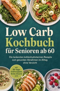 Low Carb Kochbuch für Senioren ab 60: Die leckersten kohlenhydratarmen Rezepte zum gesunden Abnehmen im Alltag ohne Verzicht – inkl. 30-Tage-Ernährungsplan, Broten, Desserts uvm. - Luise Kobus - ebook