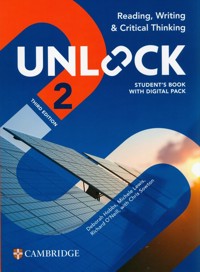 Unlock 2 Reading, Writing and Critical Thinking Student's Book with Digital Pack - Lewis Michele, Sowton Chris, Hobbs Deborah, O'Neill Richard - książka