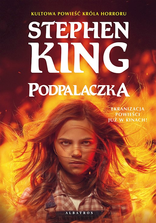 Okładka książki Podpalaczka (okładka filmowa)