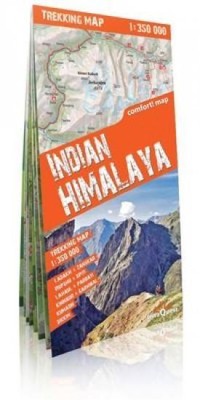 Himalaje Indyjskie. Trekking map w skali 1:350 000 (laminowana) - zbiorowa praca - książka
