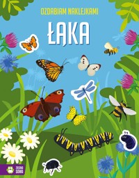 Ozdabiam naklejkami. Łąka - praca zbiorowa - książka