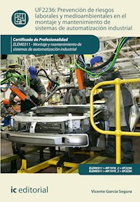 Prevención de riesgos laborales y mediambientales en el montaje y mantenimiento de sistemas de automatización industrial. ELEM0311 - Vicente García Segura - ebook
