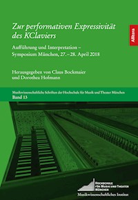 Zur performativen Expressivität des KClaviers -  - ebook