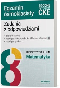 Zadania z odpowiedziami Egzamin ósmoklasisty Matematyka Repetytorium - Pająk Małgorzata, Konstantynowicz Anna - książka