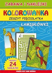 Kolorowanka Zeszyt pięciolatka Łamigłówki - Beata Guzowska, Bindek Marta - książka