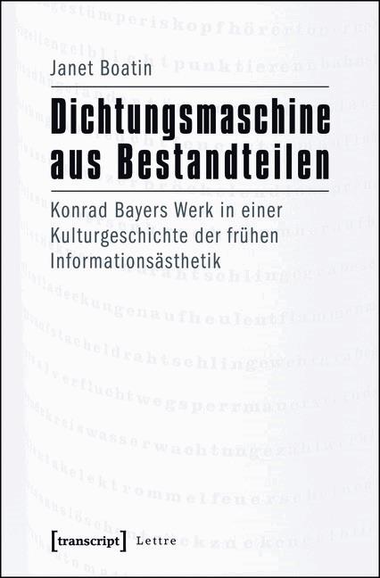 Dichtungsmaschine aus Bestandteilen